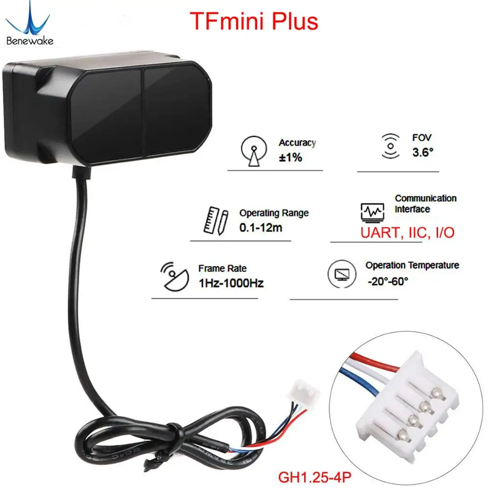 2PCS TFmini Plus Lidar Range F - огляд і ціна Home Automation Arduino