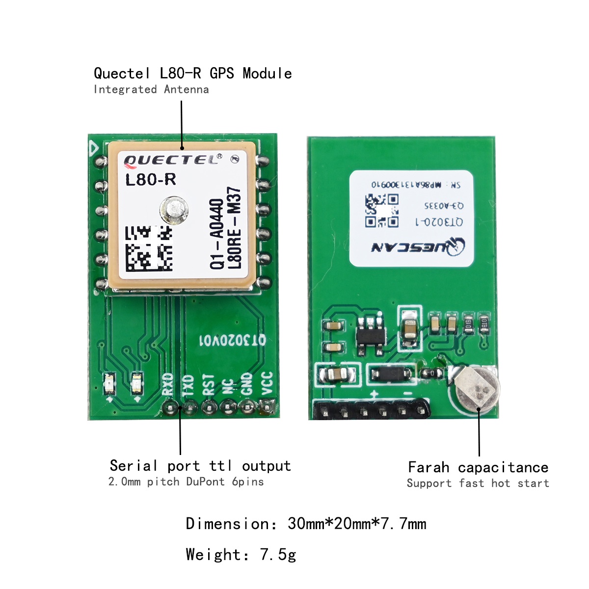 Quectel L80-R L80RE-M37 Serial - огляд і ціна Home Automation Arduino