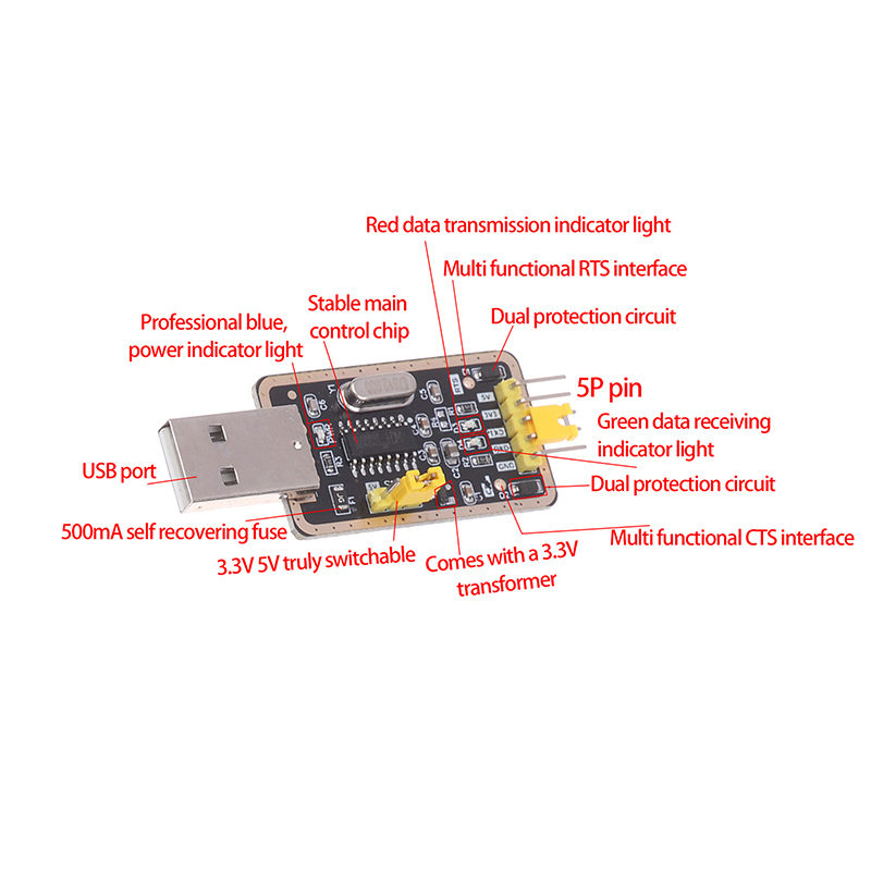 **CH340G Serial Port Modules U - огляд і ціна Home Automation Arduino