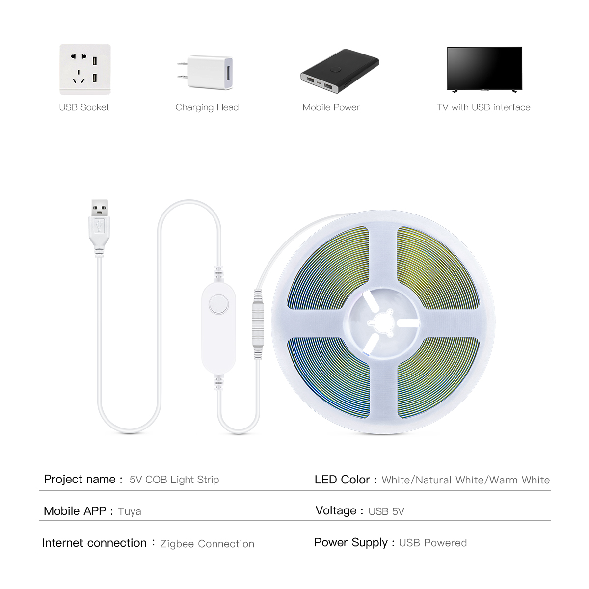Smart Switch ZigBee COB LED Li - огляд і ціна Zigbee Coordinator Stick