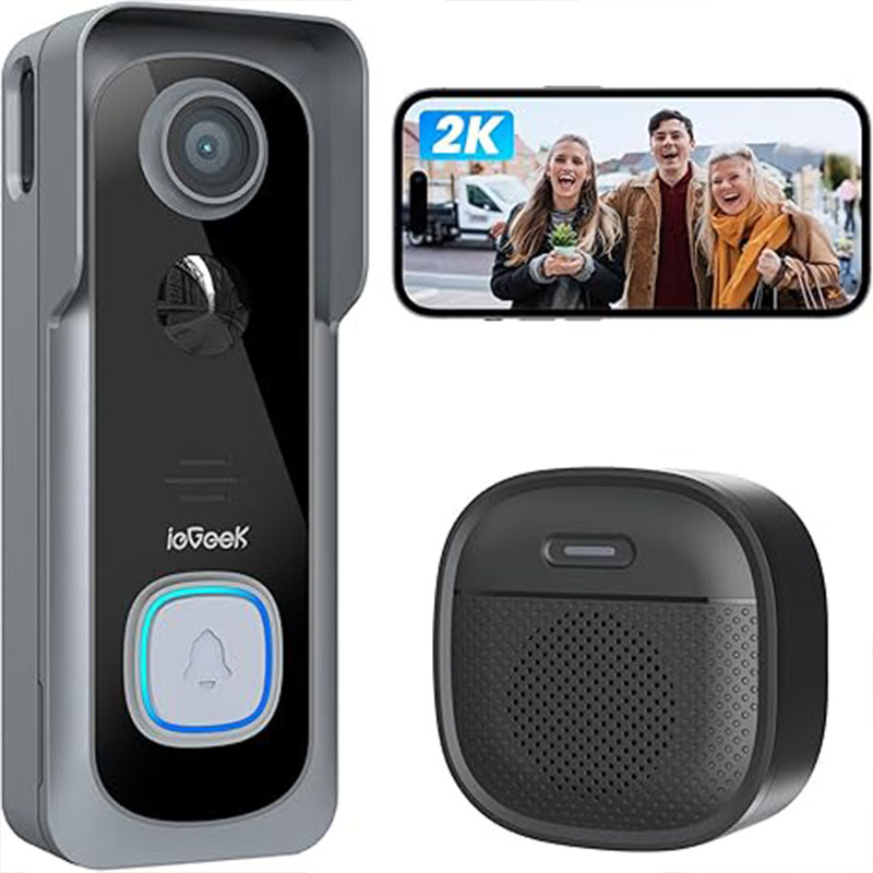 ieGeek 2K Doorbell Camera Wire - огляд і ціна Smart Doorbell Wired