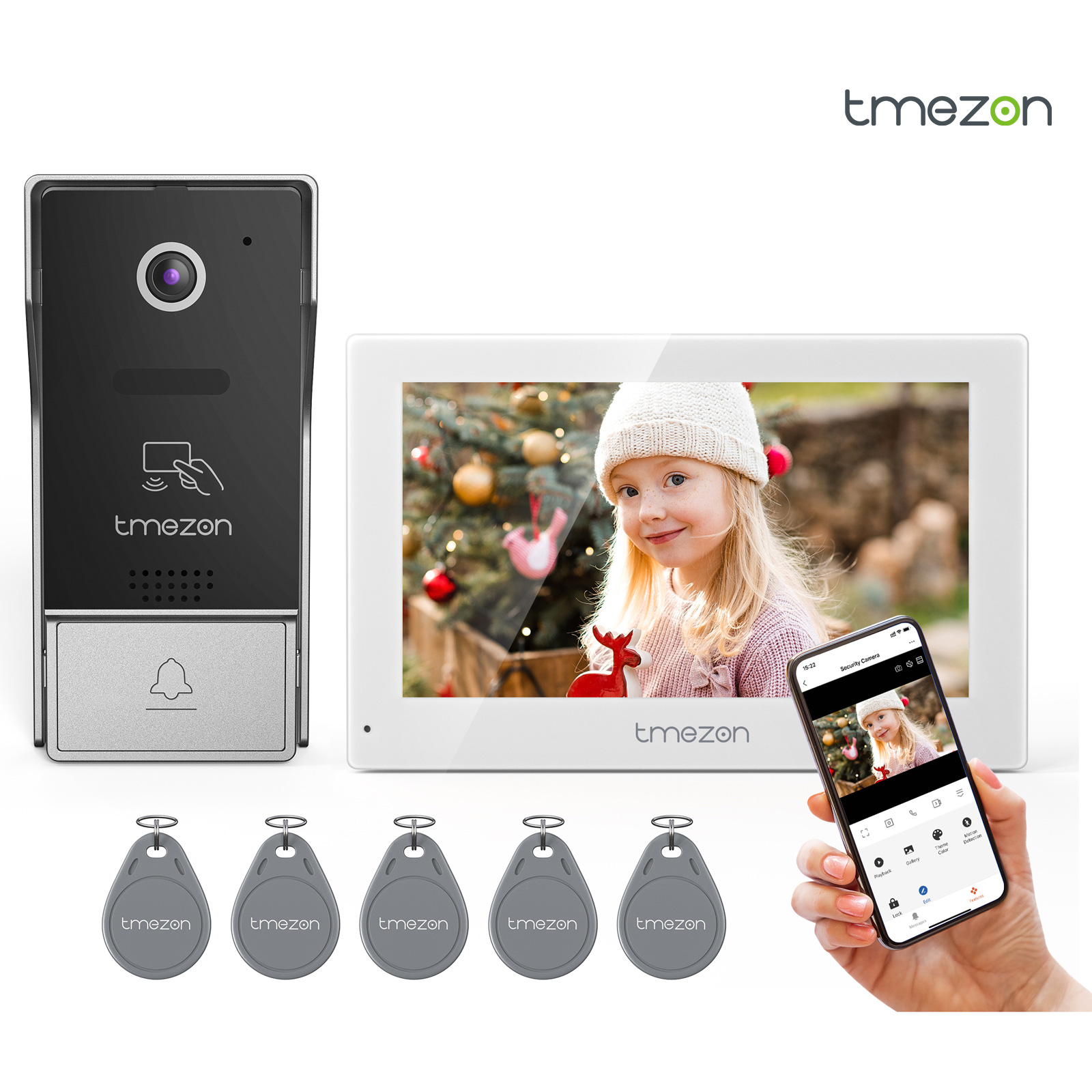 7 Inch Tuya 1080P wireless Wif - огляд і ціна Smart Doorbell Wired